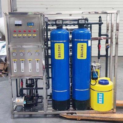 İçme suyu şişeleme tesisi için PVC 0,5 ton çift aşamalı ters osmose cihazı