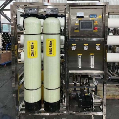 0.5 Ton Ters Osmoz Su Arıtma Ekipmanı Saf Su Üretimi İçin Çift Aşamalı Ters Osmoz Filtre Sistemi