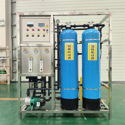 Asit ve alkaliye dayanıklı su arıtma makinesi 1 T Çift Tank Ters Osmoz Su Temizleme Sistemi