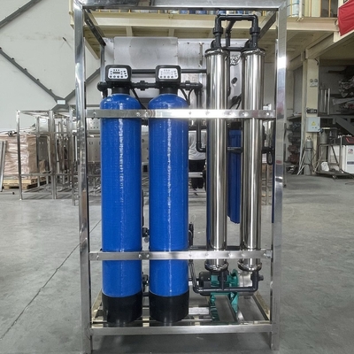 0.5 Ton Mavi Kavanoz Rengiyle Çift Aşama Ters Osmoz Su Arıtma Ekipmanı