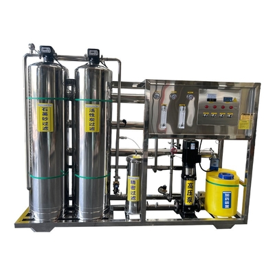 Saatte 1500 litre Temizleme Sistemi RO Filtrasyon Arıtma Tesisi Su Temizleme Makinesi